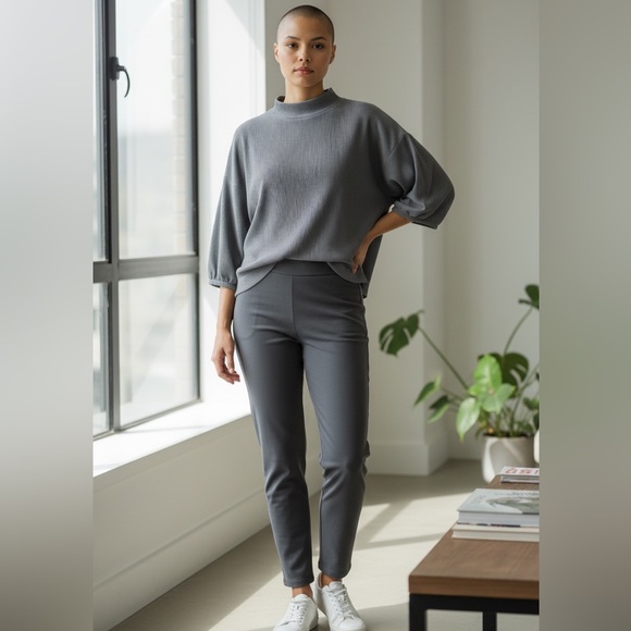 POETRY Hemp-Organic Cotton-Yak Yak funnel neck corduroy top. Size 8 GUC - Picture 3 of 10